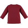 Striped Long Sleeve Tee Shirt, Cayenne - T-Shirts - 2
