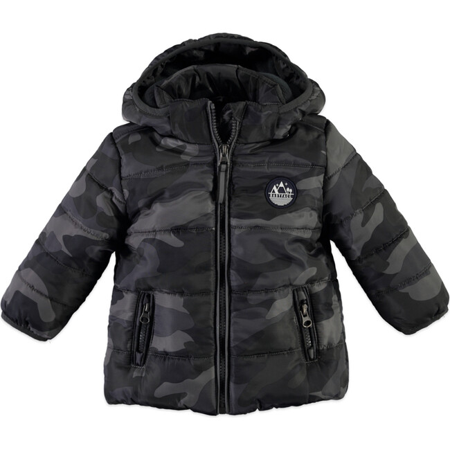 Hooded Parka, Grey Camo