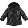 Hooded Parka, Grey Camo - Jackets - 1 - thumbnail
