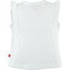 Beach Fun Sleeveless Tee, White - T-Shirts - 2