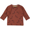 Banana Long Sleeved Tee, Mahony - T-Shirts - 1 - thumbnail