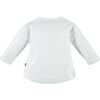 At the Beach Print Long Sleeve Tee Shirt, White And Multicolors - T-Shirts - 2