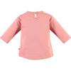 Hello Good Times Long Sleeve Tee, Peach - T-Shirts - 2 - thumbnail