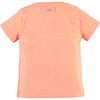 Crab Print Short Sleeve Tee Shirt, Fluorescent Orange - T-Shirts - 2