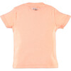 Boat Print Short Sleeve Tee Shirt, Fluorescent Orange - T-Shirts - 2