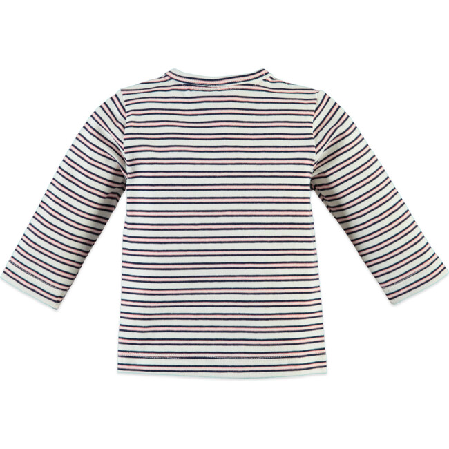 Kite Stripe Long Sleeve Tee, Crème - T-Shirts - 2