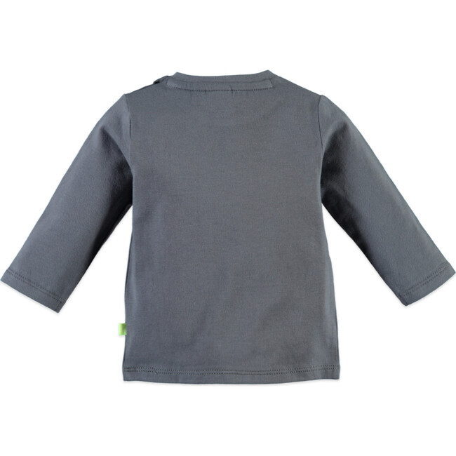 Little Houses Long Sleeve Tee, Concrete - T-Shirts - 2