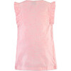 Short Ruffled Cap Sleeve Dress, Neon Pink - Dresses - 2