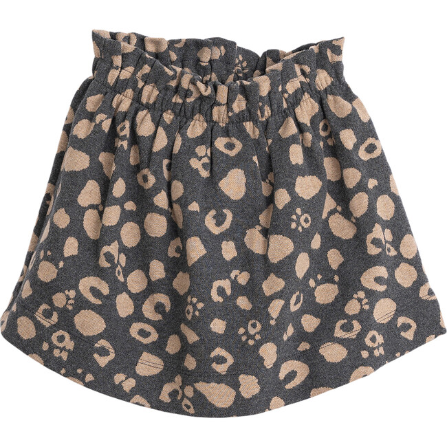 Printed Skirt, Black