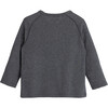 Pocket Long Sleeve Tee, Dark Grey - T-Shirts - 2