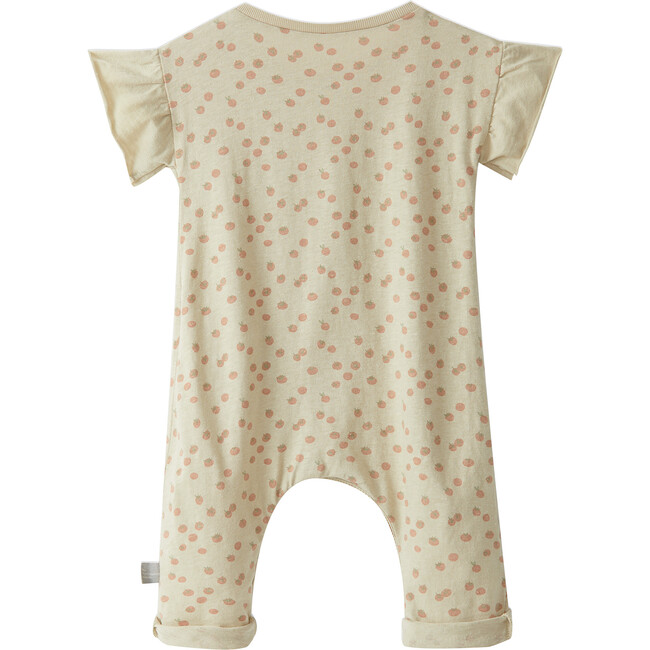 Tomato All Over Print Romper, Green