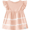 Striped Ruffle Dress, Pink - Dresses - 1 - thumbnail