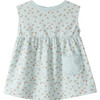Tomato All Over Print Dress, Blue - Dresses - 1 - thumbnail