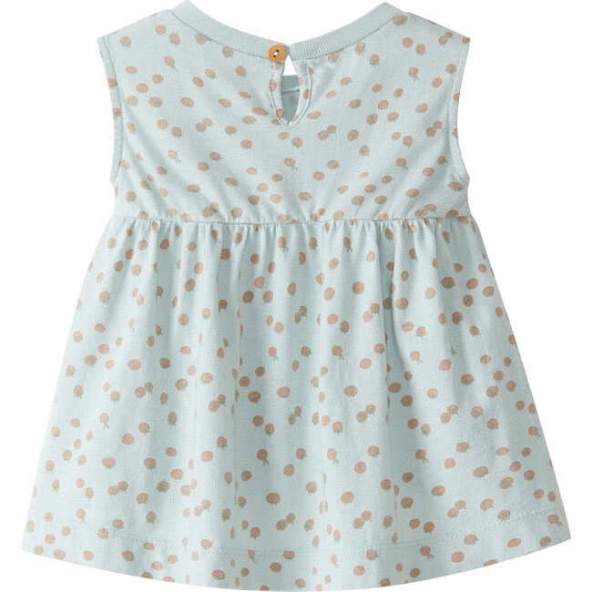 Tomato All Over Print Dress, Blue - Dresses - 2