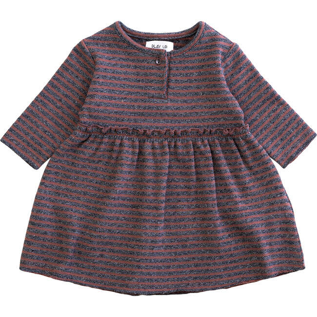 Striped Dress, Purplewood - Dresses - 1