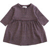 Striped Dress, Purplewood - Dresses - 1 - thumbnail