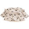 Ruffle Tree Shirt, Grey - Shirts - 1 - thumbnail