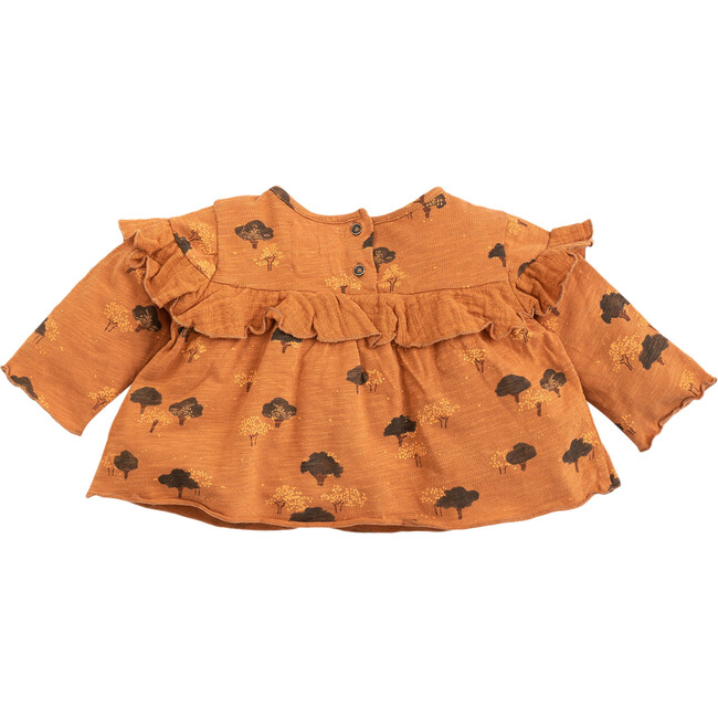 Ruffle Tree Shirt, Golden - Shirts - 2
