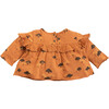 Ruffle Tree Shirt, Golden - Shirts - 2