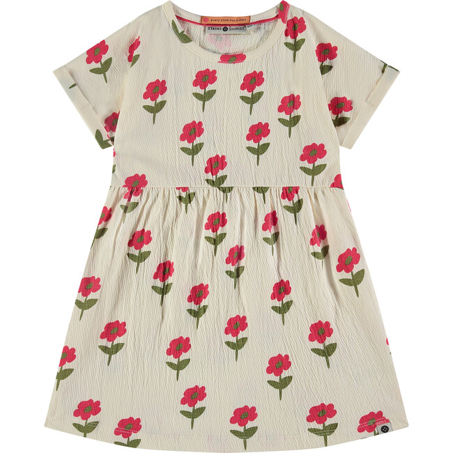 Short Sleeve Dress, Off White