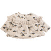 Ruffle Tree Shirt, Grey - Shirts - 2