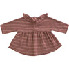 Striped Frill T-Shirt, Purplewood - T-Shirts - 2