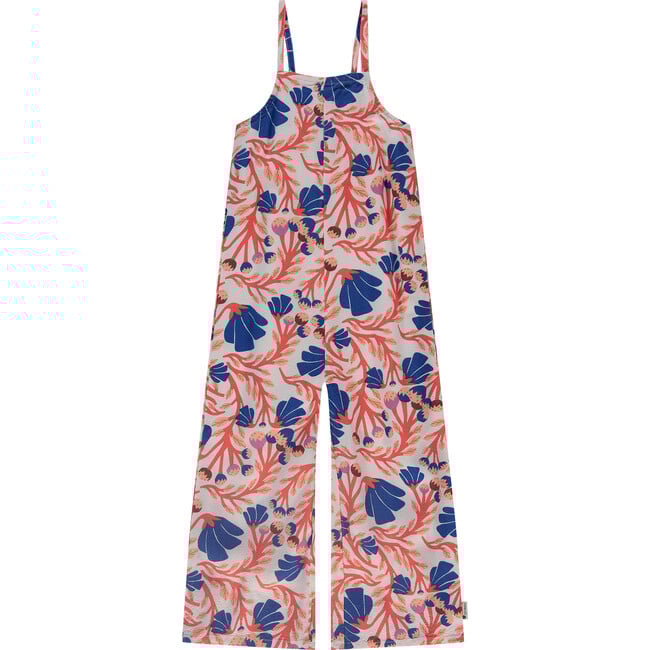 Printed Sleeveless Jumpsuit, Multi