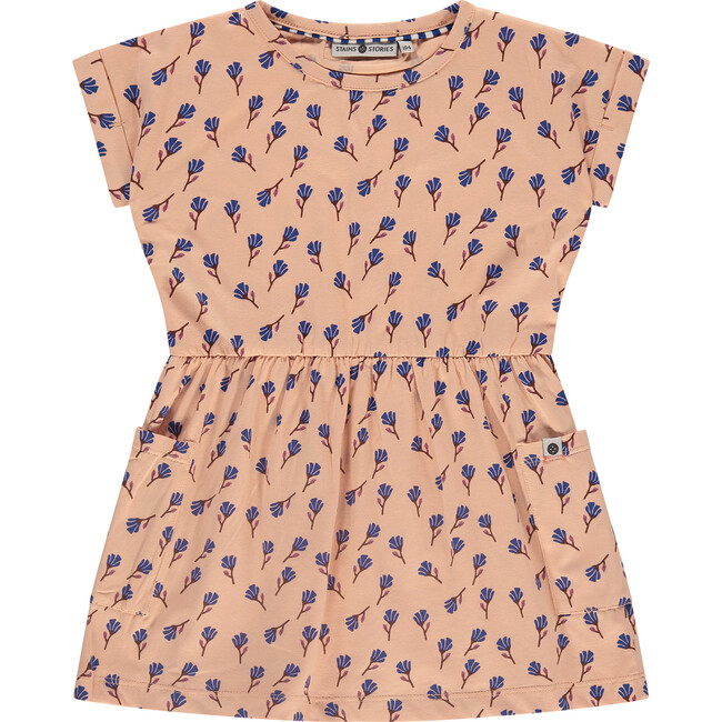 Short Sleeve Dress, Salmon Pink