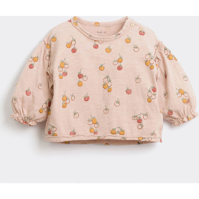 Tomato Printed Shirt, Pink - Shirts - 1