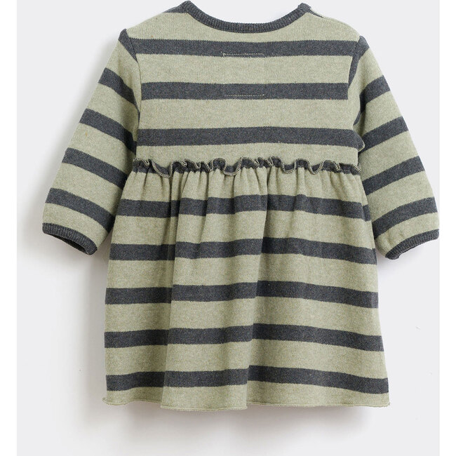 Striped Dress, Grey - Dresses - 2