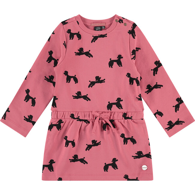 Long Sleeve Dress, Dog Print