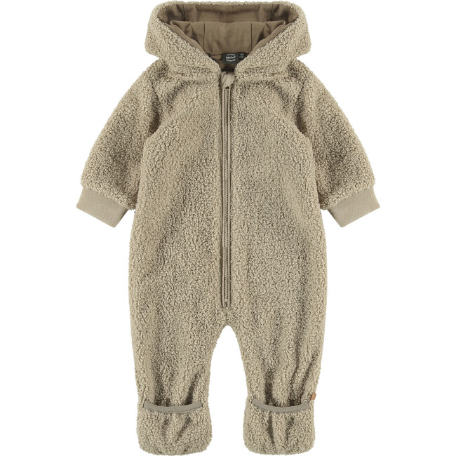 Fuzzy Romper, Beige