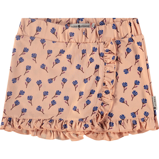 Floral Skort, Salmon Pink