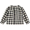 Gingham Blouse, Checked - Blouses - 2 - thumbnail
