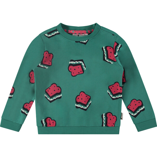 Bread Sweatshirt, Emerald Green