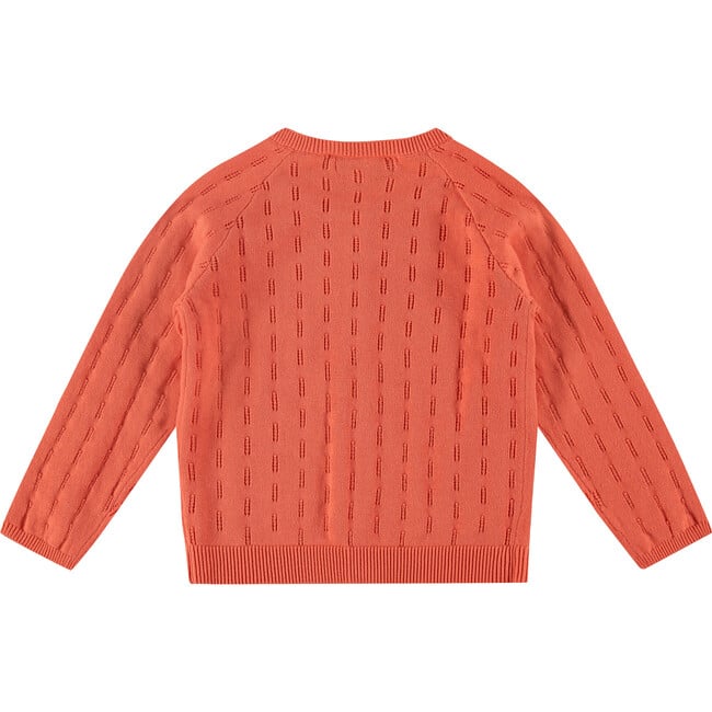 Knitted Cardgian, Grapefruit Coral