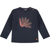 Long Sleeve Tee Shirt, Peacock - T-Shirts - 1 - thumbnail