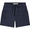 Sweatshorts, Dark Royal Navy - Shorts - 1 - thumbnail