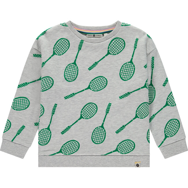 Tennis Rackets Sweatshirt, Grey