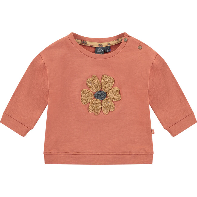 Sweatshirt, Embroidered Flower