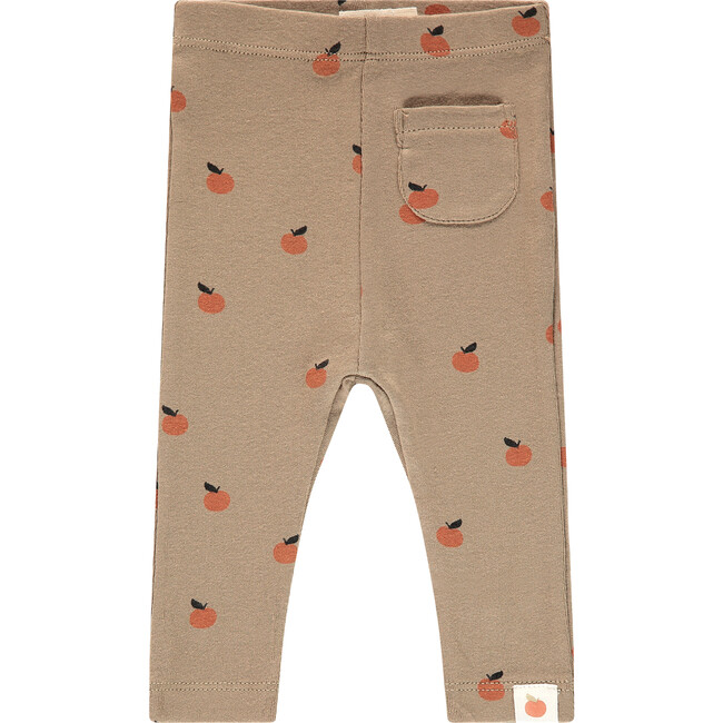 Legging,  Olive Tangerine Print