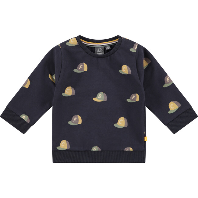 Sweatshirt, Baseball Hat Print