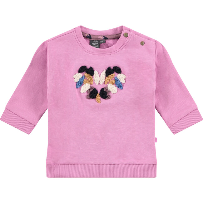 Sweatshirt, Embroidered Heart