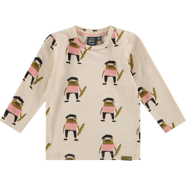 Long Sleeve Tee Shirt, French Frog