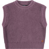 Sweater Vest, Purple - Vests - 1 - thumbnail