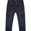 Cargo Pants, Navy - Pants - 1 - thumbnail