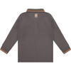 Long Sleeve Polo, Grey - Polo Shirts - 2