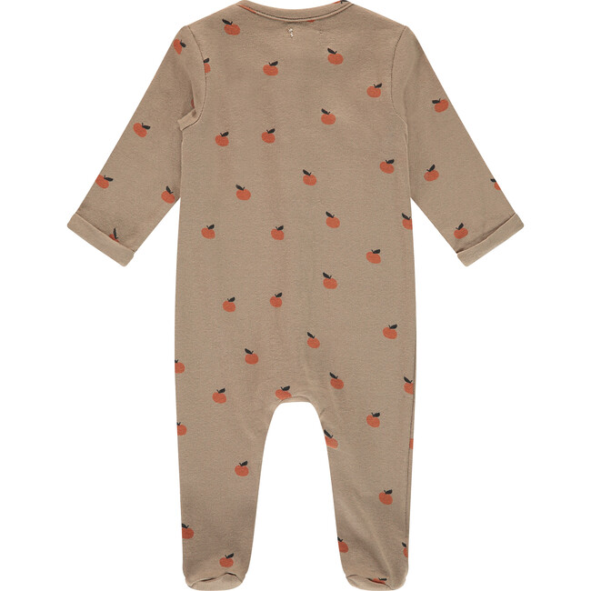 Footie Romper, Tangerine Print
