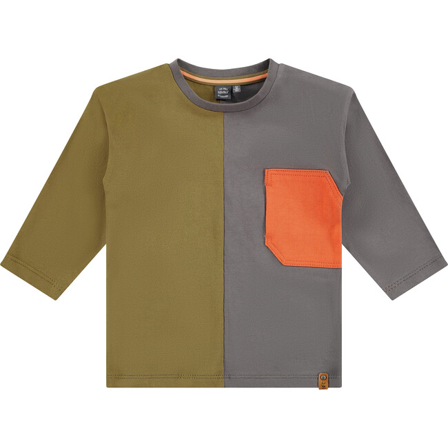 3/4 Length Sleeve Tee Shirt, Multi