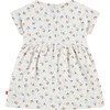 All Over Print Flowers Short Sleeve Dress, Print - Dresses - 2
